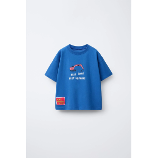 ФУТБОЛКА С ПРИНТОМ ЖУРАВЛЯ