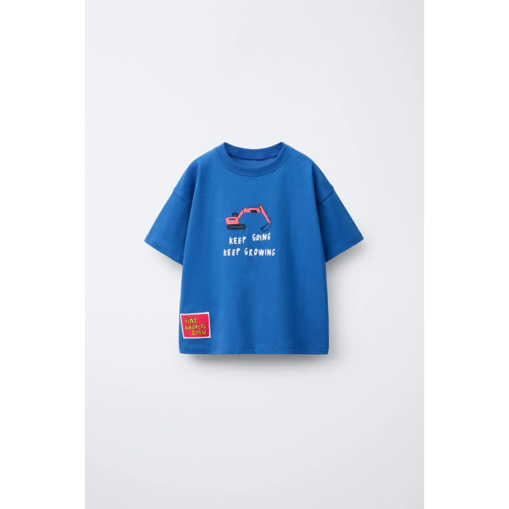 ФУТБОЛКА С ПРИНТОМ ЖУРАВЛЯ