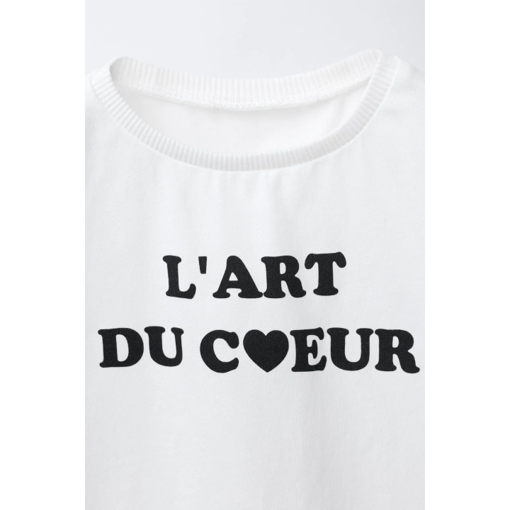 ФУТБОЛКА С ТЕКСТОВЫМ ПРИНТОМ