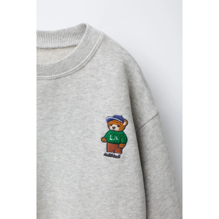 ТОЛСТОВКА С ВЫШИВКОЙ «МЕДВЕДЬ»