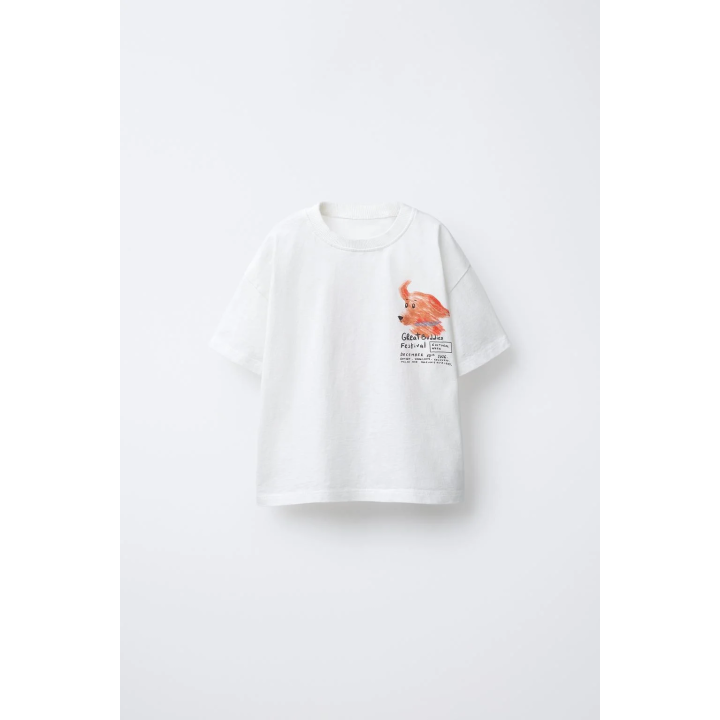 ФУТБОЛКА С ПРИНТОМ «СОБАКА»