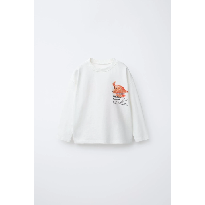 ФУТБОЛКА С ПРИНТОМ «СОБАКА»