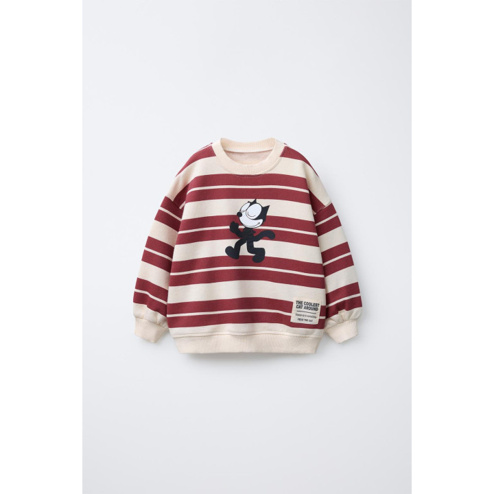 ТОЛСТОВКА В ПОЛОСКУ FELIX THE CAT ©