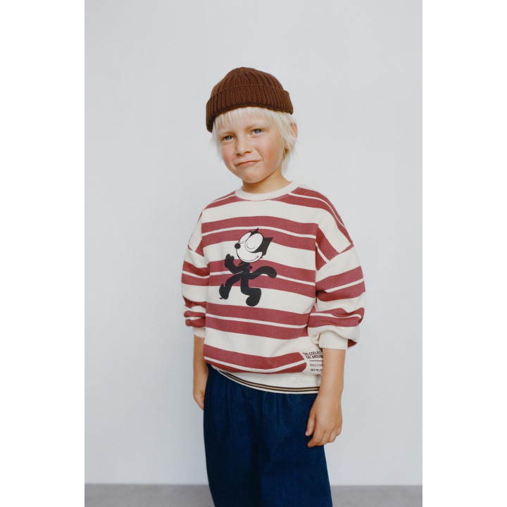 ТОЛСТОВКА В ПОЛОСКУ FELIX THE CAT ©