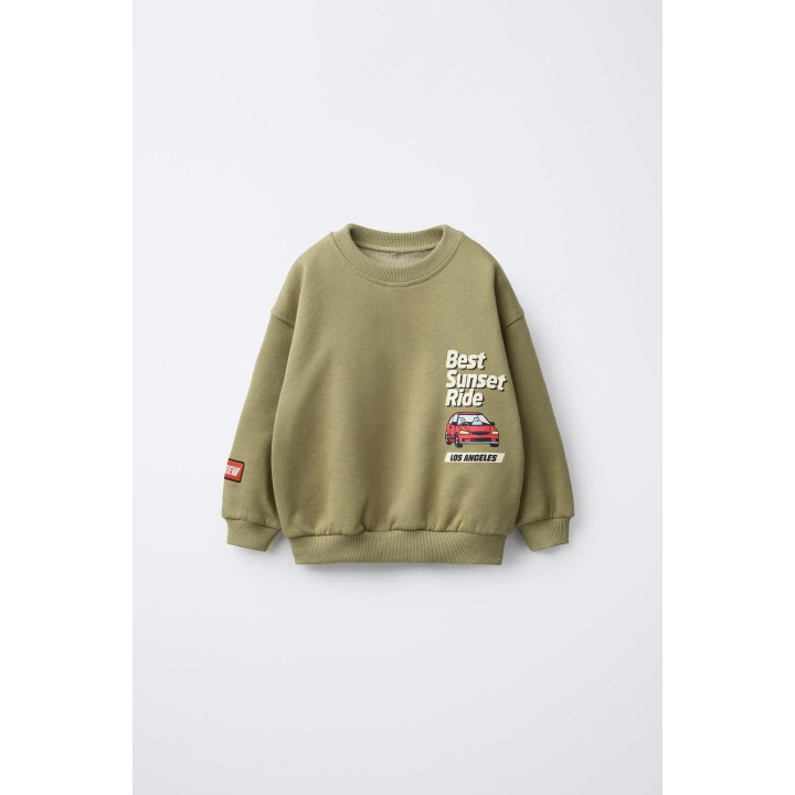 ТОЛСТОВКА С ПРИНТОМ «АВТОМОБИЛЬ»