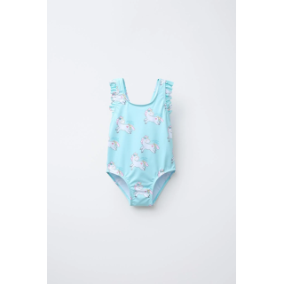 Купальник 2-6 лет с единорогом