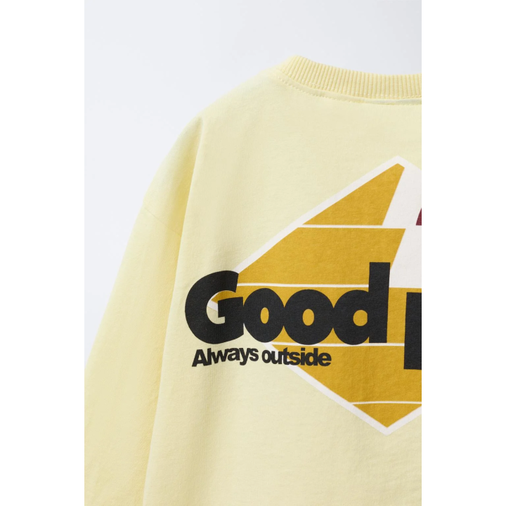 ЛОНГСЛИВ С НАШИВКОЙ И ПРИНТОМ