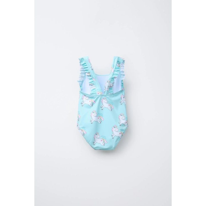 Купальник 2-6 лет с единорогом