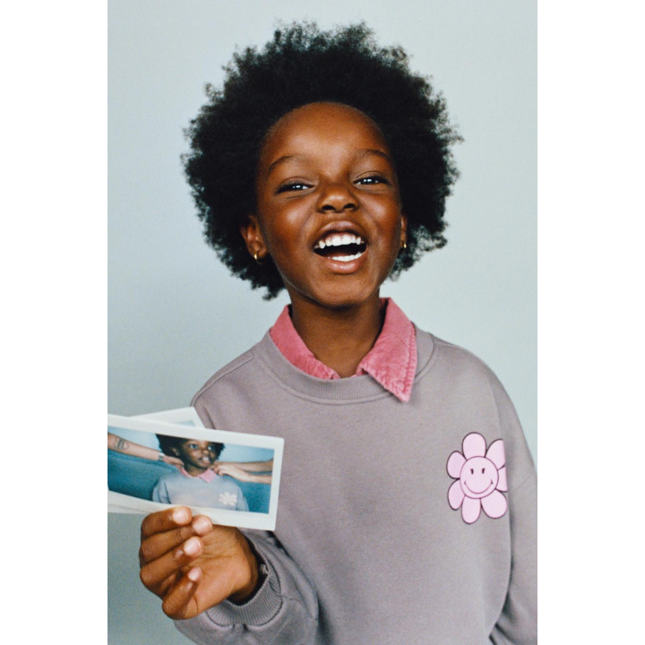 ТОЛСТОВКА С ЦВЕТОЧНЫМ ПРИНТОМ SMILEYWORLD ®