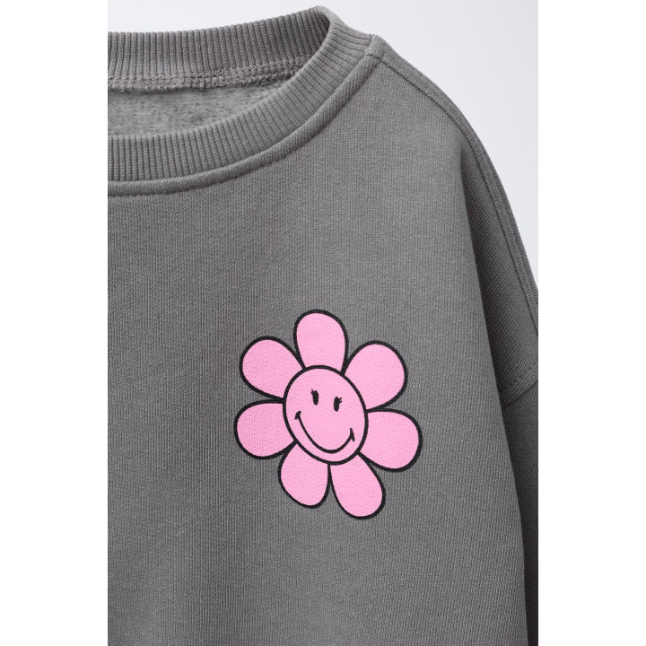 ТОЛСТОВКА С ЦВЕТОЧНЫМ ПРИНТОМ SMILEYWORLD ®