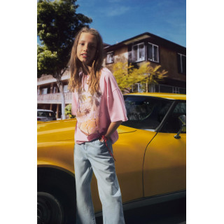 ФУТБОЛКА С ПРИНТОМ «ФЕСТИВАЛЬ» СО СТРАЗАМИ