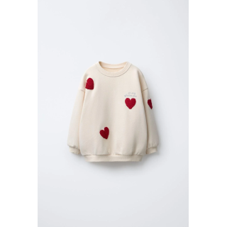 ТОЛСТОВКА С ВЫШИТЫМИ СЕРДЦАМИ