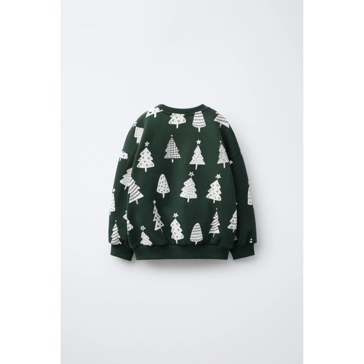 Свитшот с принтом дерева