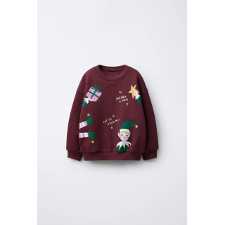 Толстовка с эльфами в принте