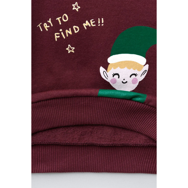 Толстовка с эльфами в принте