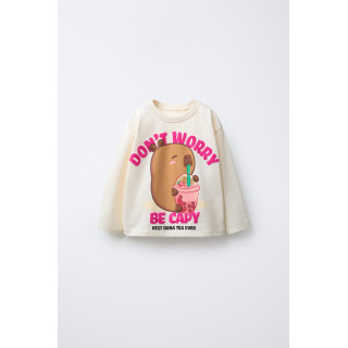 ФУТБОЛКА С ПРИНТОМ CAPIBARA CAPYFUN ©