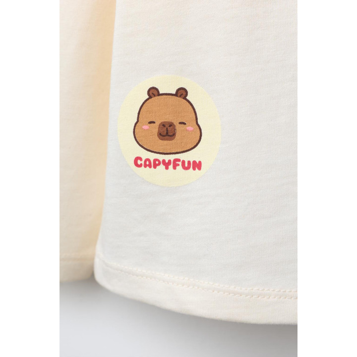 ФУТБОЛКА С ПРИНТОМ CAPIBARA CAPYFUN ©
