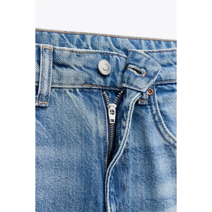 ДЖИНСЫ TRF WIDE LEG FULL LENGTH СО СРЕДНЕЙ ПОСАДКОЙ