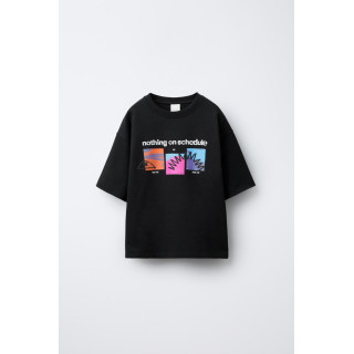 ФУТБОЛКА С РЕЛЬЕФНЫМ ПРИНТОМ