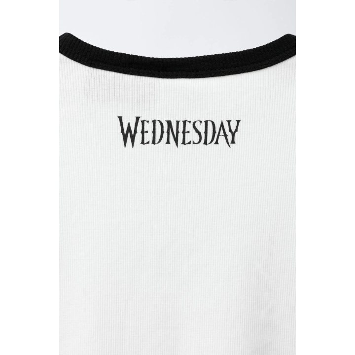 Футболка с ребристой текстурой wednesday ©