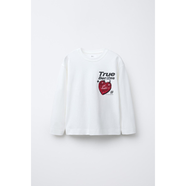 Футболка с принтом замка в форме сердца