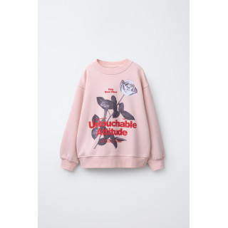 ТОЛСТОВКА С ЦВЕТОЧНЫМ ТИСНЕНИЕМ