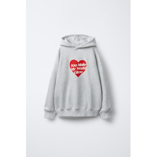 ХУДИ С ПРИНТОМ «СЕРДЦЕ»