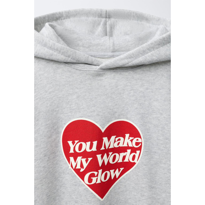 ХУДИ С ПРИНТОМ «СЕРДЦЕ»