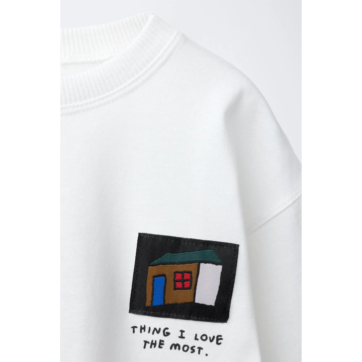 ФУТБОЛКА С НАШИВКОЙ «ДОМИК»