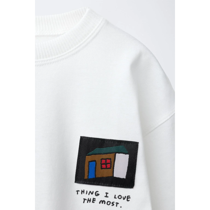 ФУТБОЛКА С НАШИВКОЙ «ДОМИК»