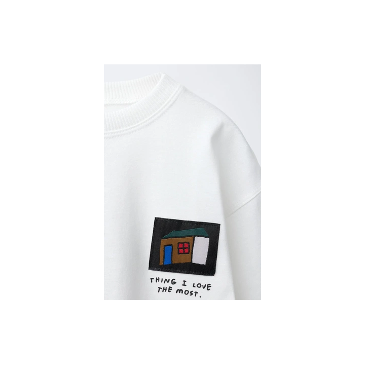 ФУТБОЛКА С НАШИВКОЙ «ДОМИК»