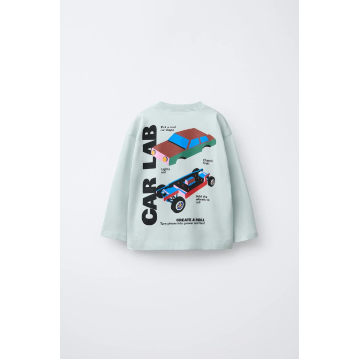 ФУТБОЛКА С ПРИНТОМ АВТОМОБИЛЯ