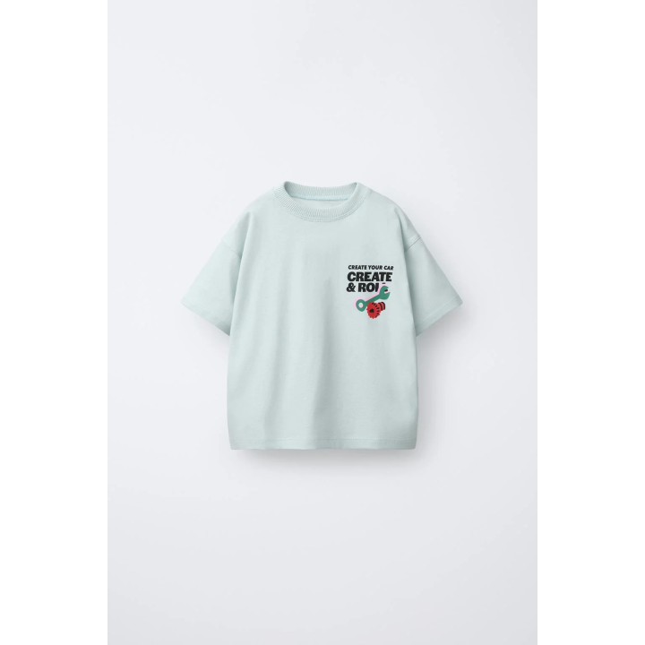 ФУТБОЛКА С ПРИНТОМ АВТОМОБИЛЯ