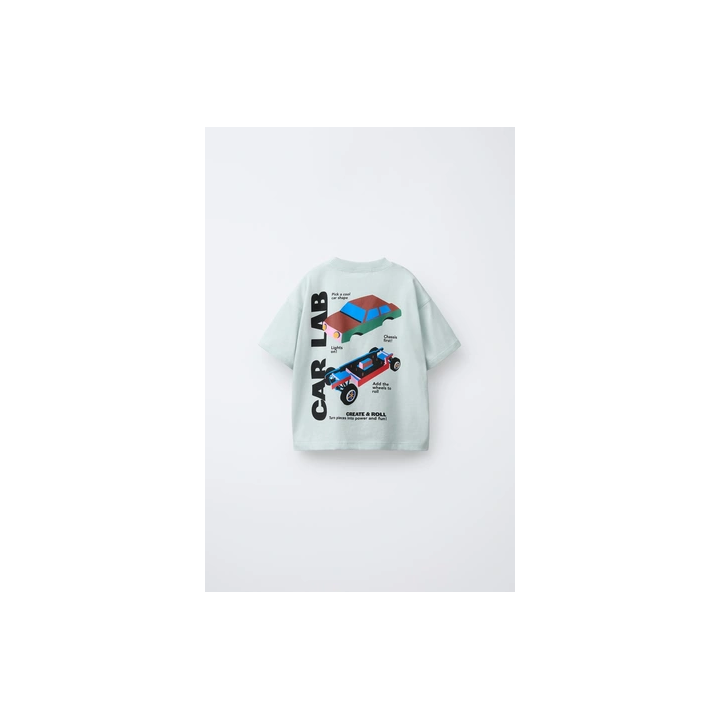 ФУТБОЛКА С ПРИНТОМ АВТОМОБИЛЯ