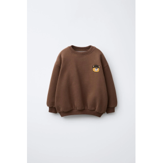 Свитшот с вышитым медведем