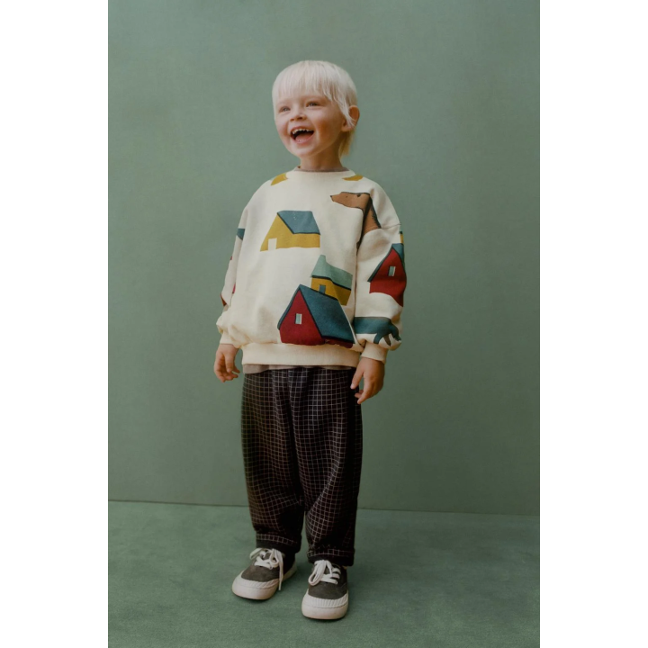 ТОЛСТОВКА С ПРИНТОМ «ДОМА»