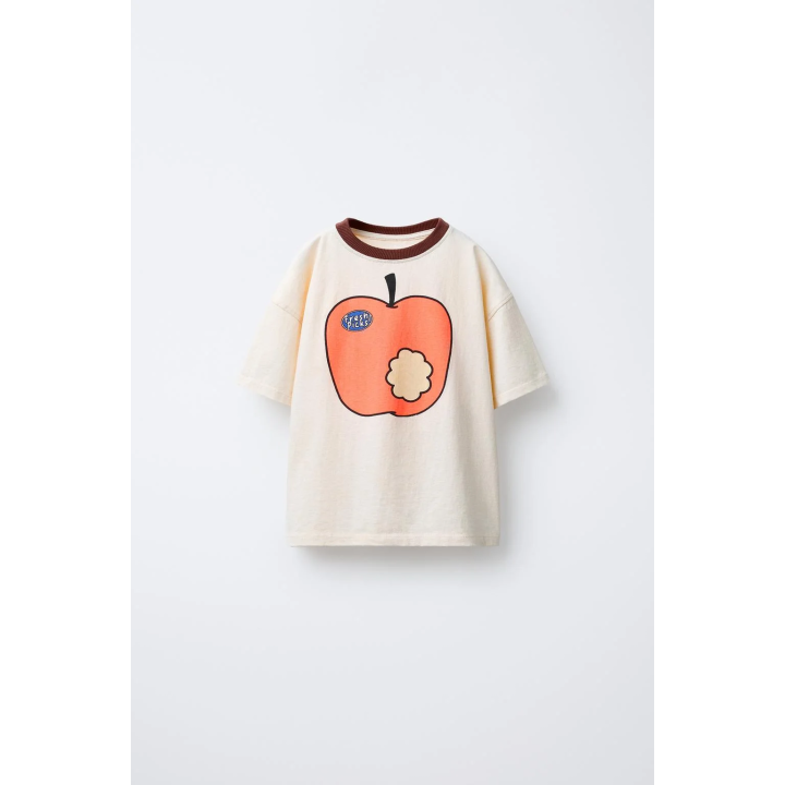 ФУТБОЛКА С ПРИНТОМ «ЯБЛОКО»