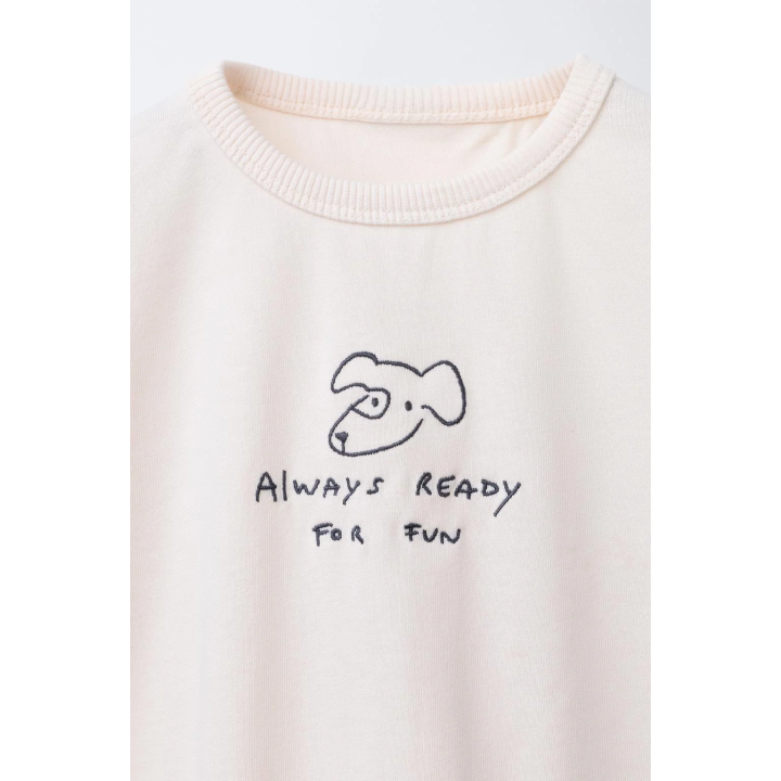 ЛОНГСЛИВ С ВЫШИВКОЙ