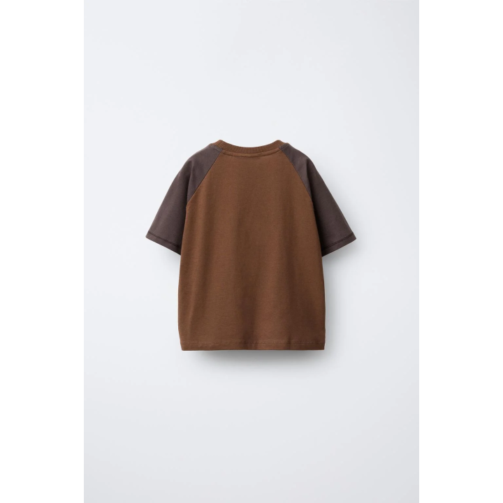 ФУТБОЛКА С РУКАВАМИ РЕГЛАН И НАДПИСЬЮ