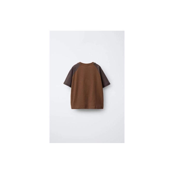 ФУТБОЛКА С РУКАВАМИ РЕГЛАН И НАДПИСЬЮ