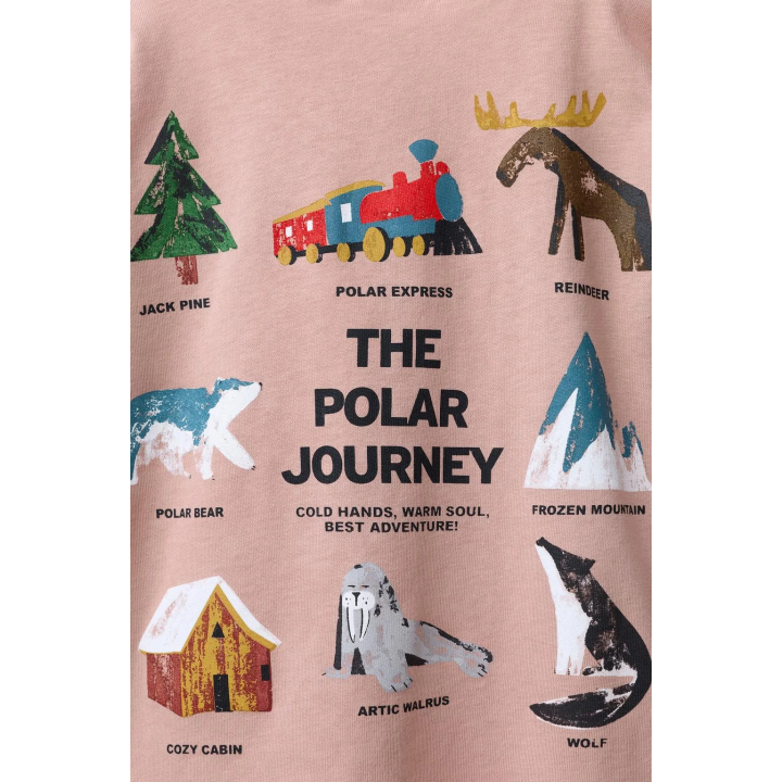 ЛОНГСЛИВ С ПРИНТОМ «ГОРЫ»