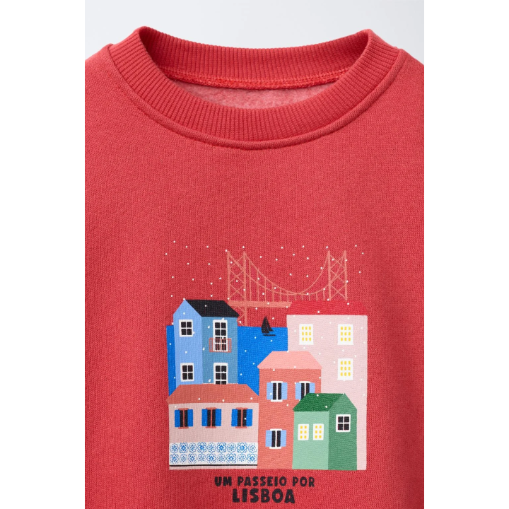 Свитшот с принтом лиссабона