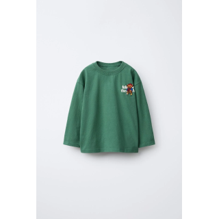 ЛОНГСЛИВ С ВЫШИВКОЙ «МЕДВЕДЬ»