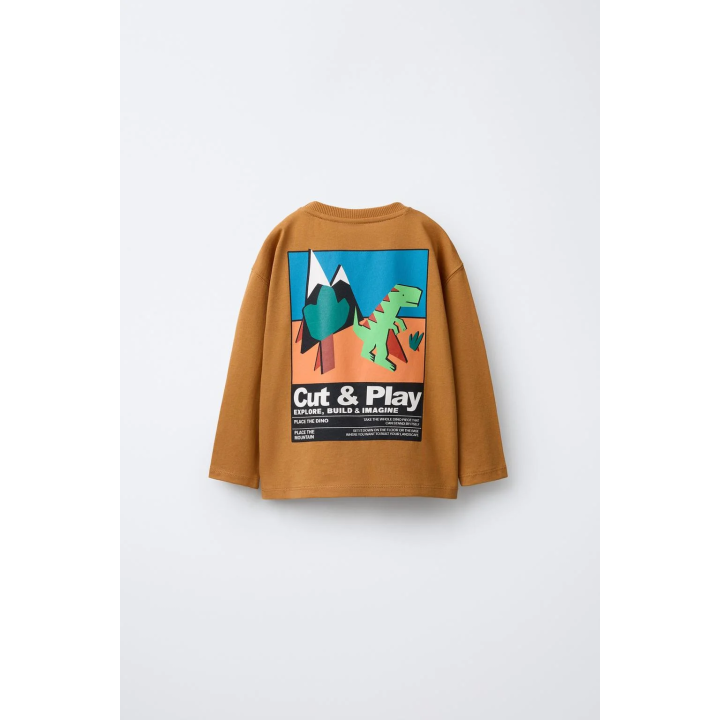 Футболка с принтом динозавра