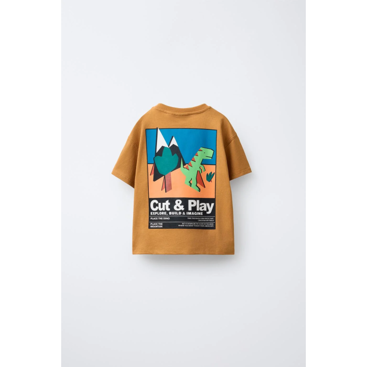 ФУТБОЛКА С ПРИНТОМ ДИНОЗАВРОВ