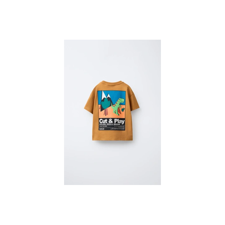 ФУТБОЛКА С ПРИНТОМ ДИНОЗАВРОВ