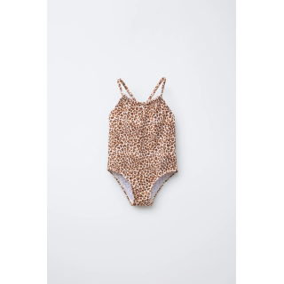 Купальник с вырезом на животе с животным принтом для детей от 2 до 6 лет