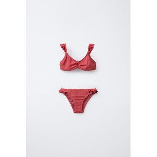 Детский купальник 6-14 лет/ бикини с завышенной талией