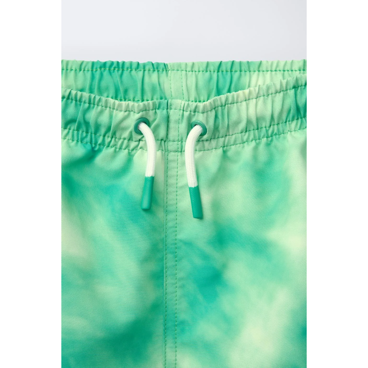 Шорты для плавания с завязкой 2-6 лет в технике тай-дай