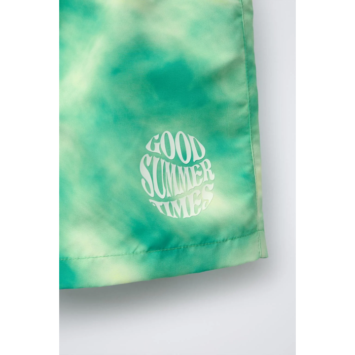 Шорты для плавания с завязкой 2-6 лет в технике тай-дай